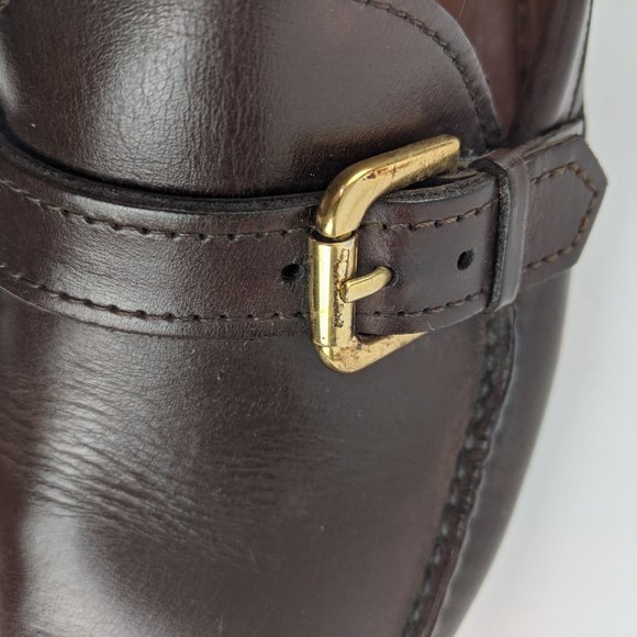 Men\'s Rancourt & Co Brown Loafers With Brass Buckl main image 8